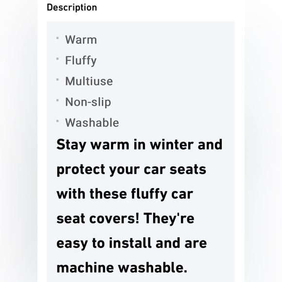 BNWT 2- soft, plush car seat covers - Picture 11 of 11